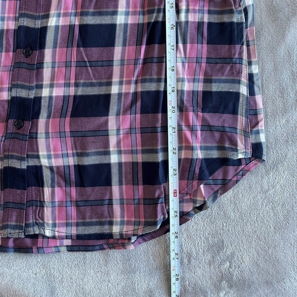 𝅺NWT COMO VINTAGE Plaid Button-Up Shirt M - Picture 8 of 10